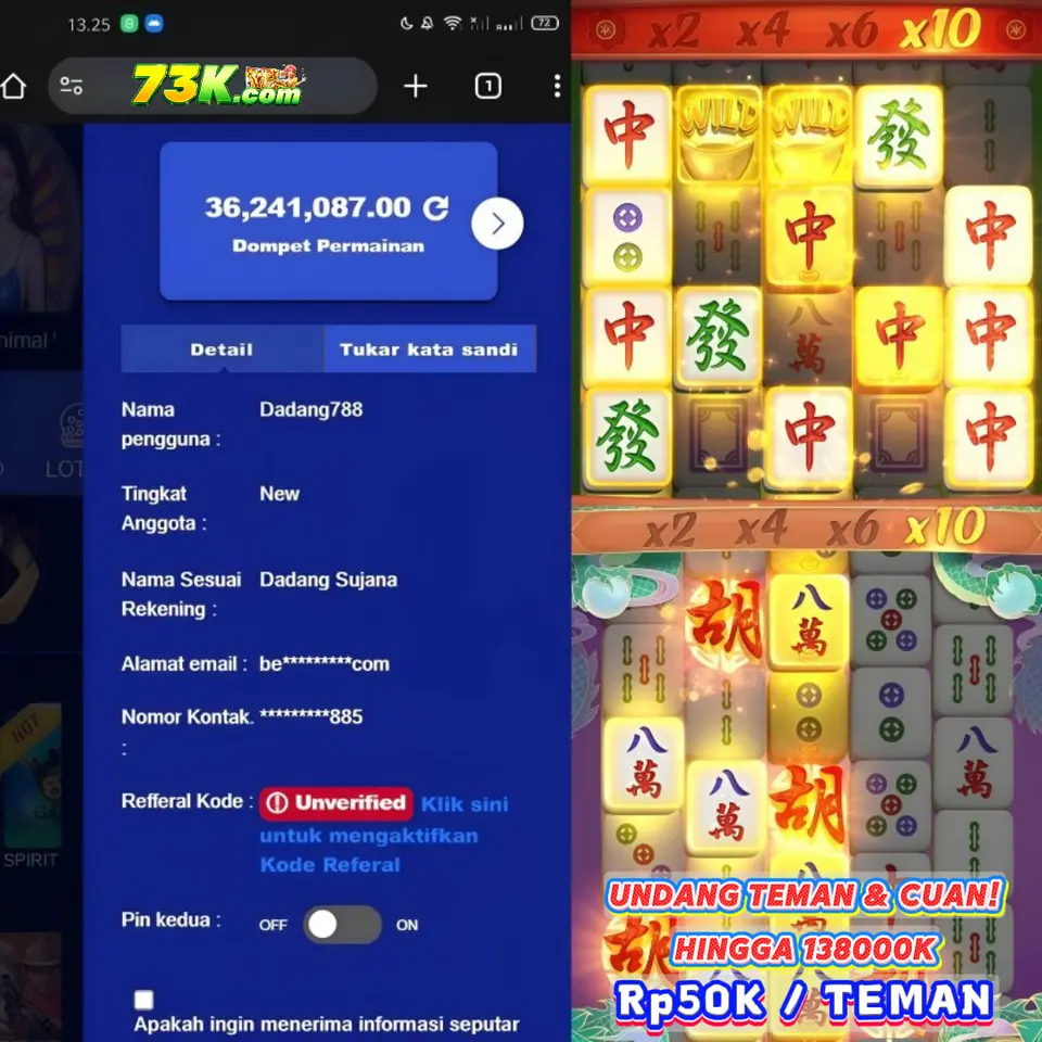 73k Masuk