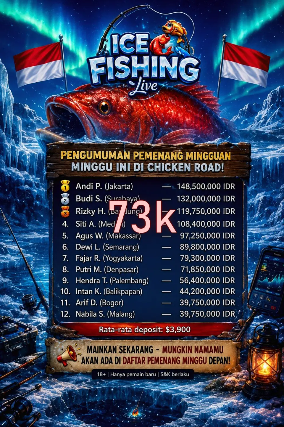 73k Tangkapan Layar - APK Resmi